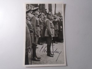 Werner von Blomberg Signed Photo image 1