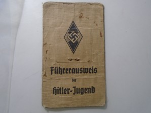 Hitler Youth Fuhrer Ausweis image 1