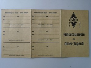 Hitler Youth Fuhrer Ausweiss image 3