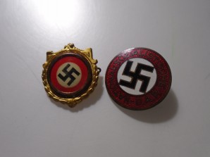NSDAP MEMBER PIN & PARTY SUPPORT image 1