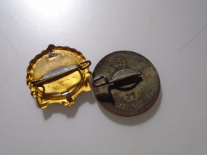 NSDAP MEMBER PIN & PARTY SUPPORT image 2