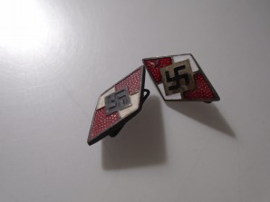 HITLER YOUTH MEMBER PINS image 1