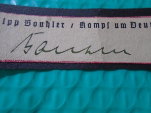 Reichsleiter Philipp Bouhler Signature image 2