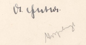 Dr JOSEPH GOEBBELS Signed Greeting Card image 2