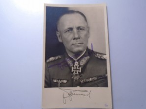 ERWIN ROMMEL SIGNED PHOTO image 1