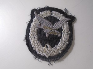 Luftwaffe Air Gunner Badge in Cloth image 2