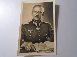GENERAL-FM Ritter von Leeb Autographed photo image 1