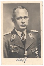 General Adolf Wolf Signed Photo image 1