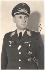 Luftwaffe Ace ALFRED SCHUMACHER Signed Photo (RARE) image 1