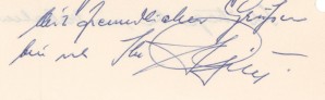 SS General HERBERT GILLE Signed Photo & Letter image 4