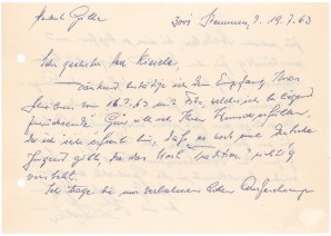 SS General HERBERT GILLE Signed Photo & Letter image 2