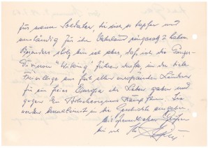 SS General HERBERT GILLE Signed Photo & Letter image 3