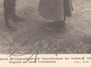 SS General HERBERT GILLE Signed Photo & Letter image 5