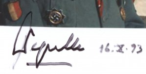 LEON DEGRELLE Signed Photo image 2