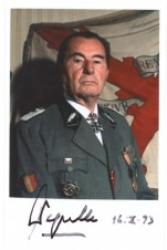 LEON DEGRELLE Signed Photo image 1