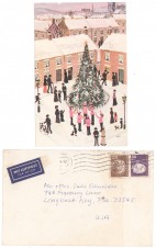 TRAUDL JUNGE Christmas Card with message and signed image 1