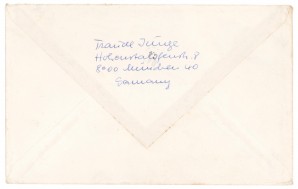 TRAUDL JUNGE Christmas Card with message and signed image 4