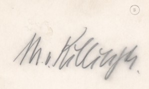 MANFRED FREIHERR VON KILLINGER Autograph image 2