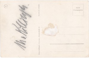 MANFRED FREIHERR VON KILLINGER Autograph image 3