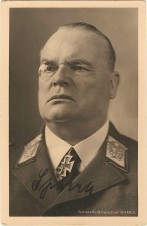 HUGO SPERRLE Luftwaffe FK Signed Photo image 1