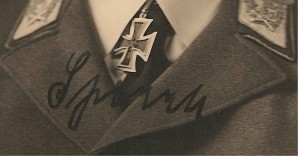 HUGO SPERRLE Luftwaffe FK Signed Photo image 2