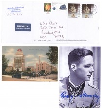 RUDOLF VON RIBBENTROP Signed Photo & Card (three items) image 1