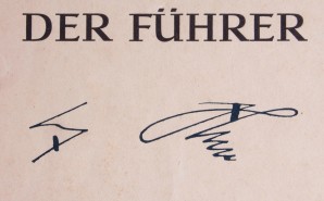 HITLER HIMMLER SIGNED 1943 SCHUTZPOLIZEI PROMOTION DOCUMENT image 3