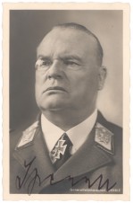 HUGO SPERRLE Luftwaffe FM Signed Photo image 1