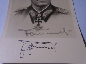 Erwin Rommel Signed Photo image 2