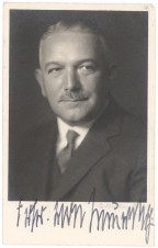 KONSTANTIN VON NEURATH Signed Photo image 1