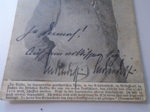 General Erich Ludendorff Signed Photo 1920,s RARA image 2
