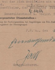 ALFRED JODL SIGNED DOCUMENT (GOOD CONTENT) image 3