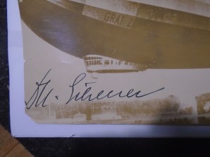 DR HUGO ECKENER SIGNED PHOTO (GRAF ZEPPELIN) image 2