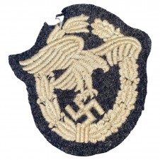 Luftwaffe Observer Badge in Cloth image 1