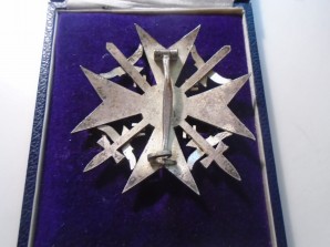 SPANISH CROSS In Silver w/Swords (Otto Schickle) image 4