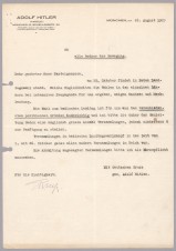 Rudolf Hess Signed Letter 1929 image 1
