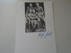 Luise Jodl signed photo, wife of Alfred Jodl image 1
