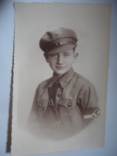 Hitler Youth Photo Card, Visor Cap | SJS Militaria